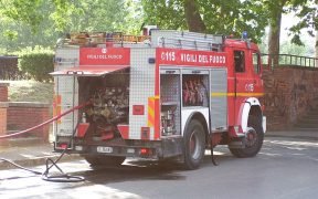vigili del fuoco incendio