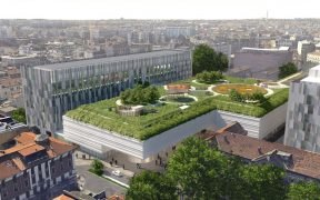 Boeri Ospedale Policlinico di Milano, giardino pensile