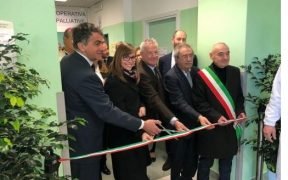 Hospice taglio nastro pavia